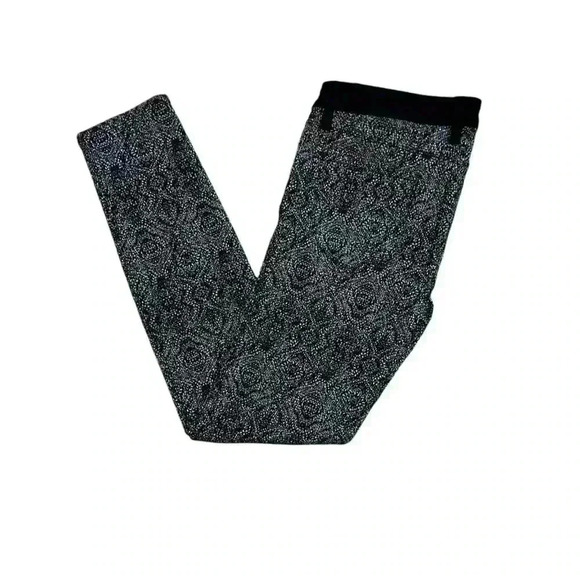 Genetic Denim Shane Black White Jacquard Skinnies - Picture 4 of 6